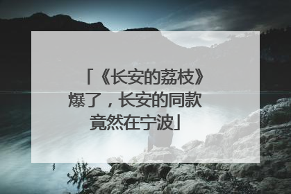 《长安的荔枝》爆了，长安的同款竟然在宁波