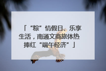 “粽”情假日、乐享生活，南通文商旅体热捧红“端午经济”