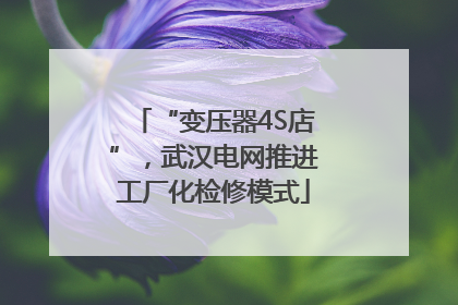 “变压器4S店”，武汉电网推进工厂化检修模式