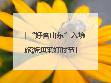 “好客山东”入境旅游迎来好时节