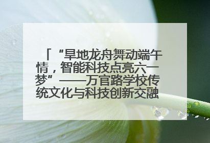 “旱地龙舟舞动端午情，智能科技点亮六一梦”——万官路学校传统文化与科技创新交融的精彩盛宴