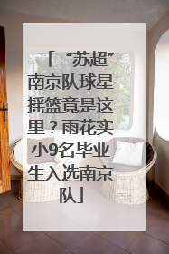 “苏超”南京队球星摇篮竟是这里？雨花实小9名毕业生入选南京队