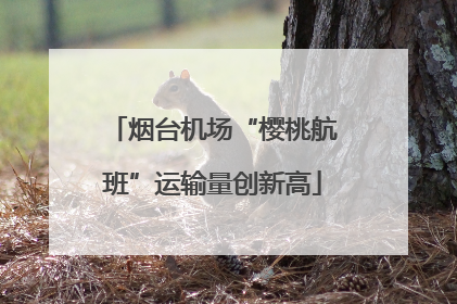 烟台机场“樱桃航班”运输量创新高