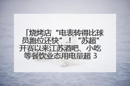 烧烤店“电表转得比球员跑位还快”！“苏超”开赛以来江苏酒吧、小吃等餐饮业态用电量超 3.5 亿千瓦时