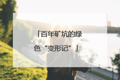 百年矿坑的绿色“变形记”