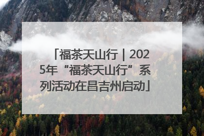 福茶天山行｜2025年“福茶天山行”系列活动在昌吉州启动