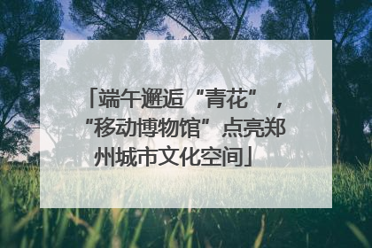 端午邂逅“青花”，“移动博物馆”点亮郑州城市文化空间