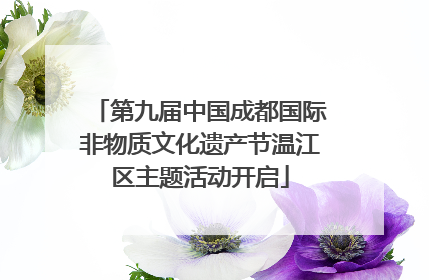 第九届中国成都国际非物质文化遗产节温江区主题活动开启