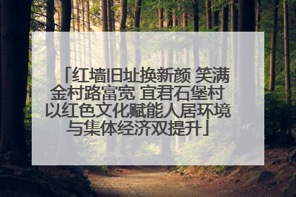 红墙旧址换新颜 笑满金村路富宽 宜君石堡村以红色文化赋能人居环境与集体经济双提升