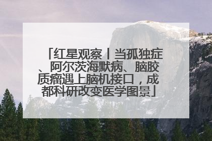 红星观察丨当孤独症、阿尔茨海默病、脑胶质瘤遇上脑机接口，成都科研改变医学图景