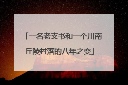 一名老支书和一个川南丘陵村落的八年之变