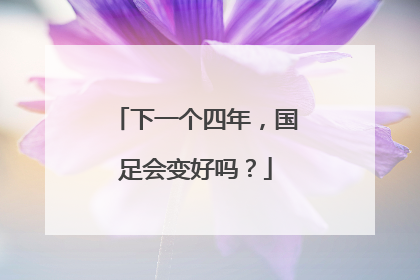 下一个四年，国足会变好吗？