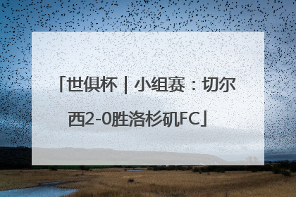 世俱杯｜小组赛：切尔西2-0胜洛杉矶FC