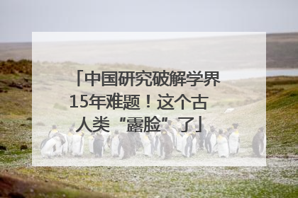 中国研究破解学界15年难题！这个古人类“露脸”了