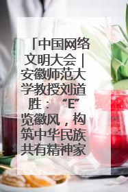 中国网络文明大会｜安徽师范大学教授刘道胜：“E”览徽风，构筑中华民族共有精神家园