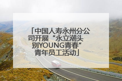 中国人寿永州分公司开展“永立潮头 别YOUNG青春”青年员工活动