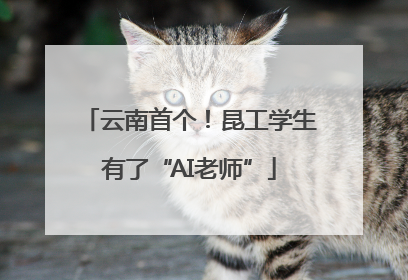 云南首个！昆工学生有了“AI老师”