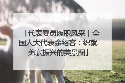 代表委员履职风采｜全国人大代表余绍容：织就羌寨振兴的美景图