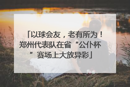 以球会友，老有所为！郑州代表队在省“公仆杯”赛场上大放异彩