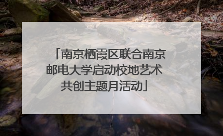 南京栖霞区联合南京邮电大学启动校地艺术共创主题月活动
