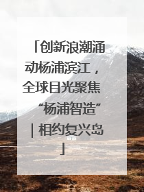 创新浪潮涌动杨浦滨江，全球目光聚焦“杨浦智造”｜相约复兴岛