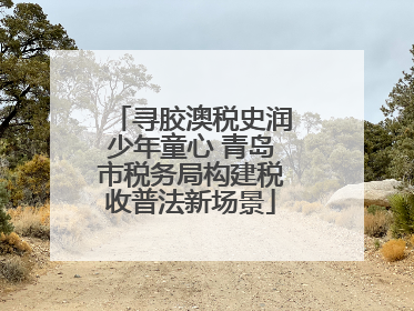 寻胶澳税史润少年童心 青岛市税务局构建税收普法新场景