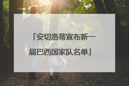 安切洛蒂宣布新一届巴西国家队名单