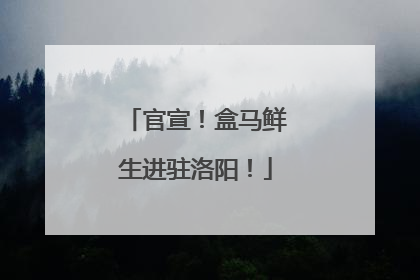官宣！盒马鲜生进驻洛阳！