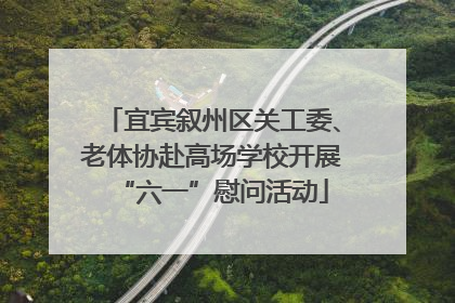 宜宾叙州区关工委、老体协赴高场学校开展“六一”慰问活动