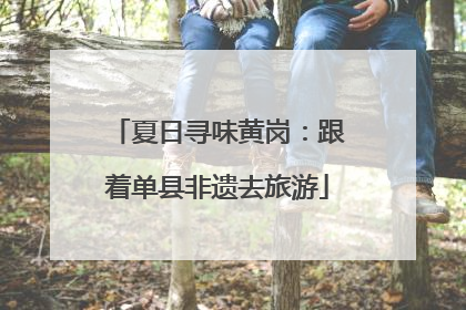 夏日寻味黄岗：跟着单县非遗去旅游
