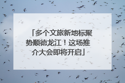 多个文旅新地标聚势顺德龙江！这场推介大会即将开启