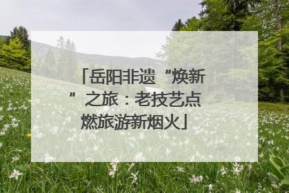 岳阳非遗“焕新”之旅：老技艺点燃旅游新烟火