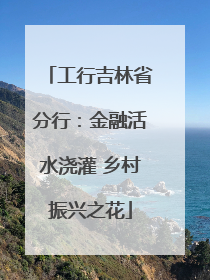 工行吉林省分行：金融活水浇灌 乡村振兴之花