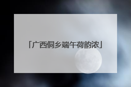 广西侗乡端午荷韵浓