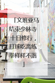 文班亚马结束少林寺十日修行，打球吃斋练拳样样不落
