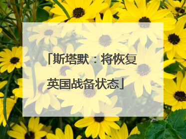 斯塔默：将恢复英国战备状态