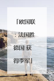 欧国联：法国胜德国 获得季军