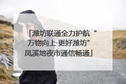 潍坊联通全力护航“万物向上·更好潍坊”凤溪地夜市通信畅通