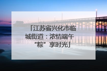江苏省兴化市临城街道：浓情端午 “粽”享时光