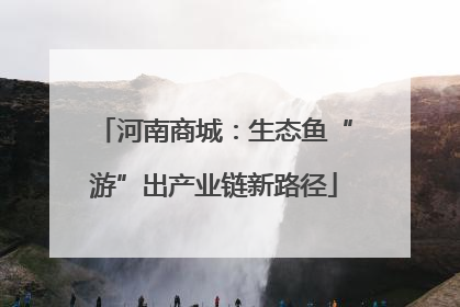 河南商城：生态鱼“游”出产业链新路径