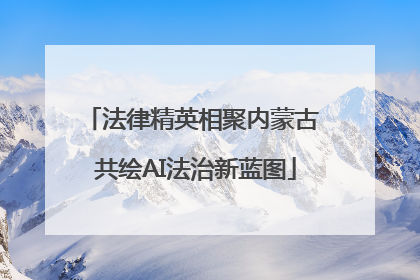 法律精英相聚内蒙古 共绘AI法治新蓝图