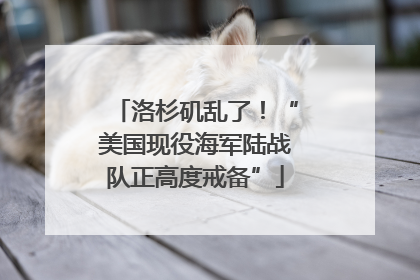 洛杉矶乱了！“美国现役海军陆战队正高度戒备”