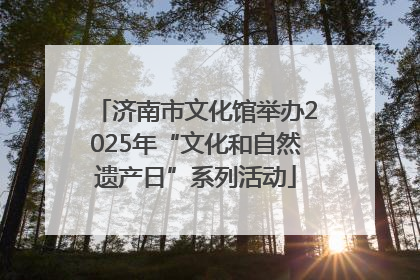 济南市文化馆举办2025年“文化和自然遗产日”系列活动