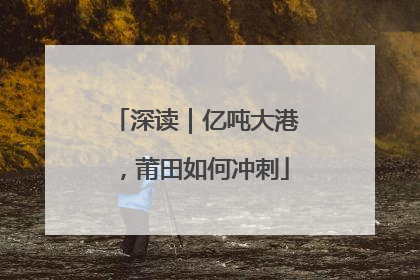 深读｜亿吨大港，莆田如何冲刺