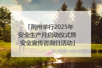 荆州举行2025年安全生产月启动仪式暨安全宣传咨询日活动