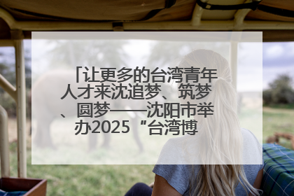 让更多的台湾青年人才来沈追梦、筑梦、圆梦——沈阳市举办2025“台湾博士沈阳行”活动