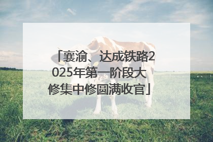 襄渝、达成铁路2025年第一阶段大修集中修圆满收官