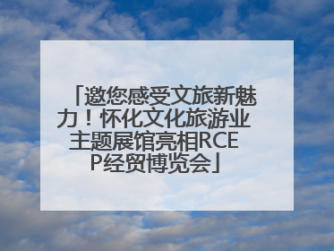 邀您感受文旅新魅力！怀化文化旅游业主题展馆亮相RCEP经贸博览会