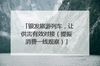 银发旅游列车，让供需有效对接（提振消费一线观察）