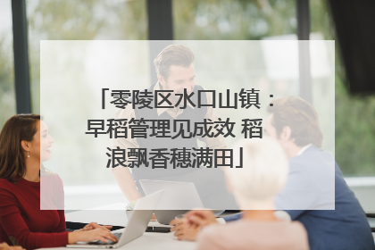 零陵区水口山镇：早稻管理见成效 稻浪飘香穗满田
